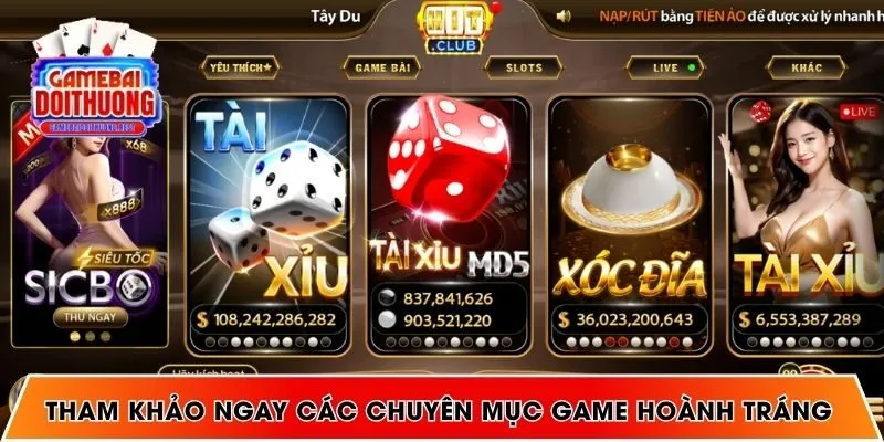 Tham khảo ngay các chuyên mục game hoành tráng